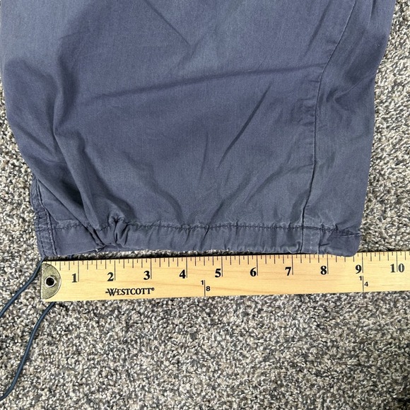 Anthropologie Baggy Cargo Parachute Pant Women 29 Blue Tactical Utility Gorpcore - Picture 11 of 12